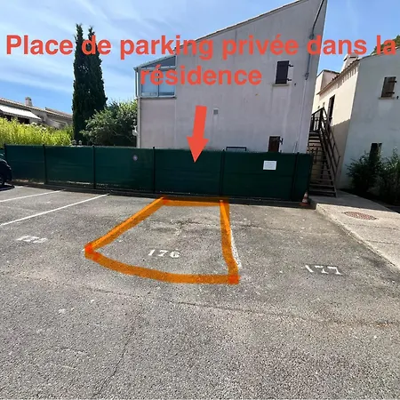 Cap D'agde 1 Chambre, 1 Mezzanine, Parking Et Piscine Apartment